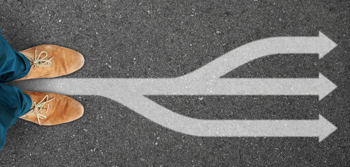 directional arrows on street